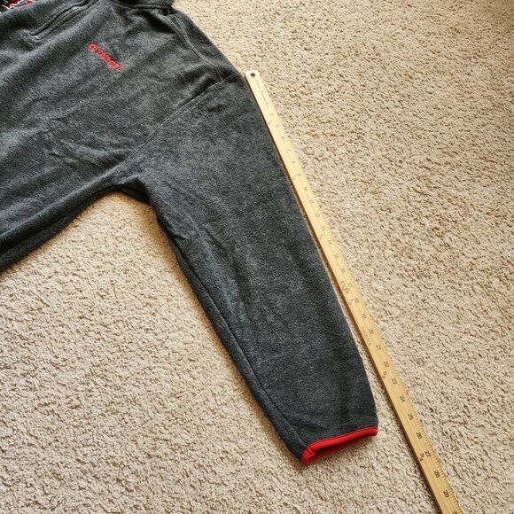 Nascar 1/4 Zip Fleece Pullover Jimmy Spencer 41 Size L - Picture 9 of 11